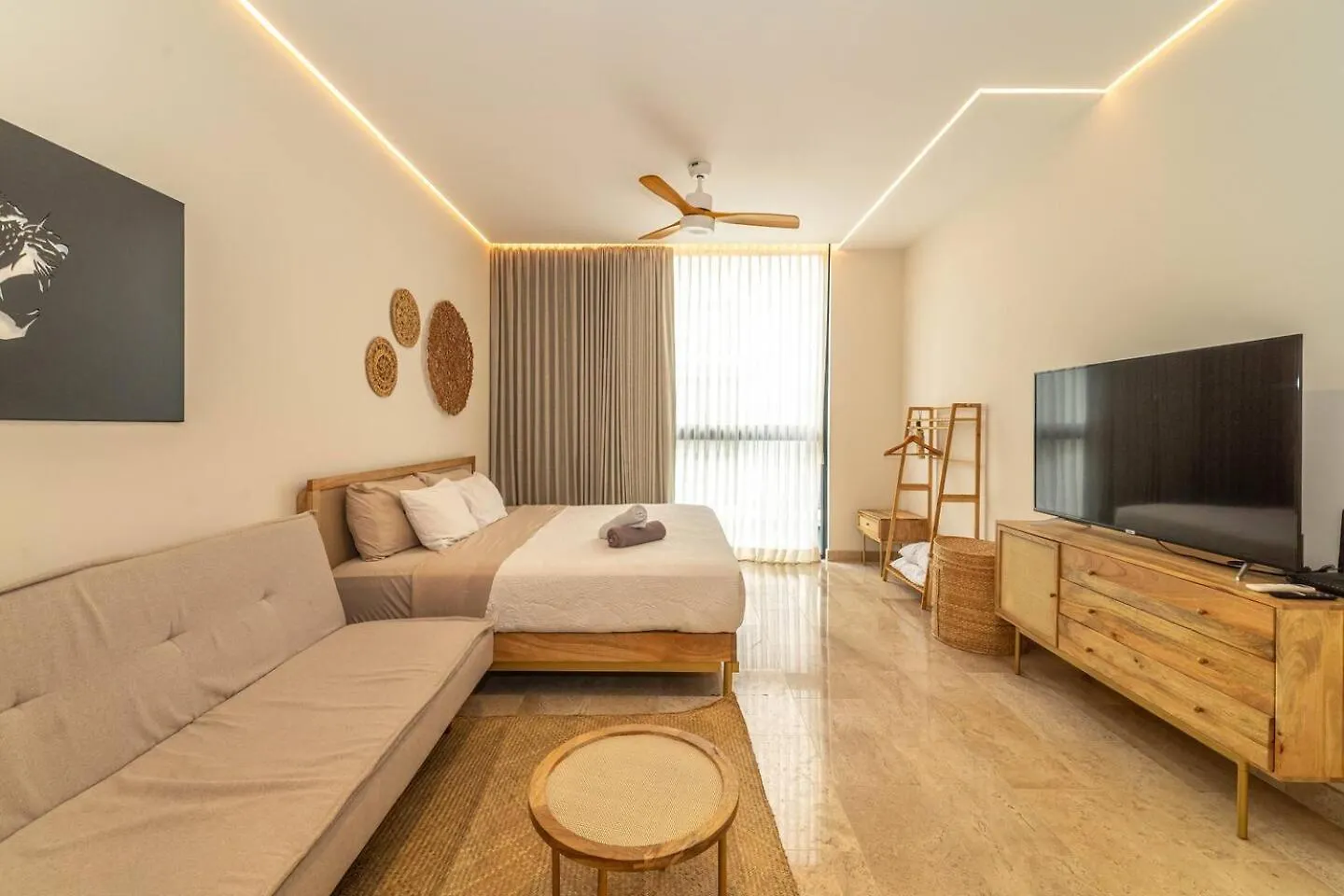 Stylish Boho Studio With Rooftop Pool Tulum